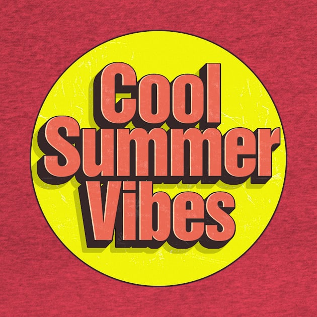 Cool Summer Vibes Retro by C&O Creative